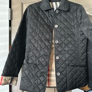Burberry Black Quilted Jacket